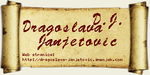 Dragoslava Janjetović vizit kartica